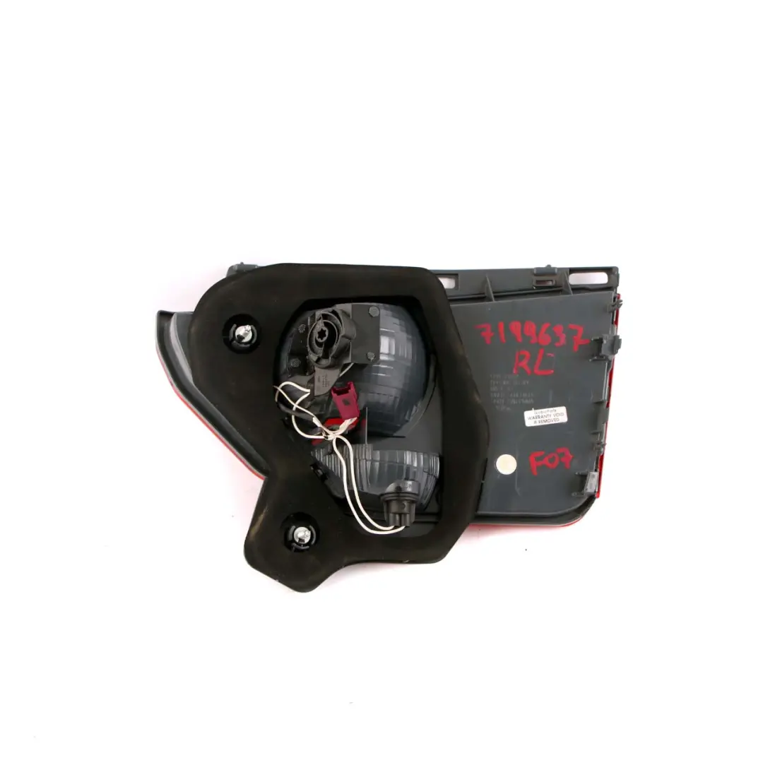 BMW F07 GT Lampa Tylna Lewy Tył - SKU 7199637 - Numer Części 7199637