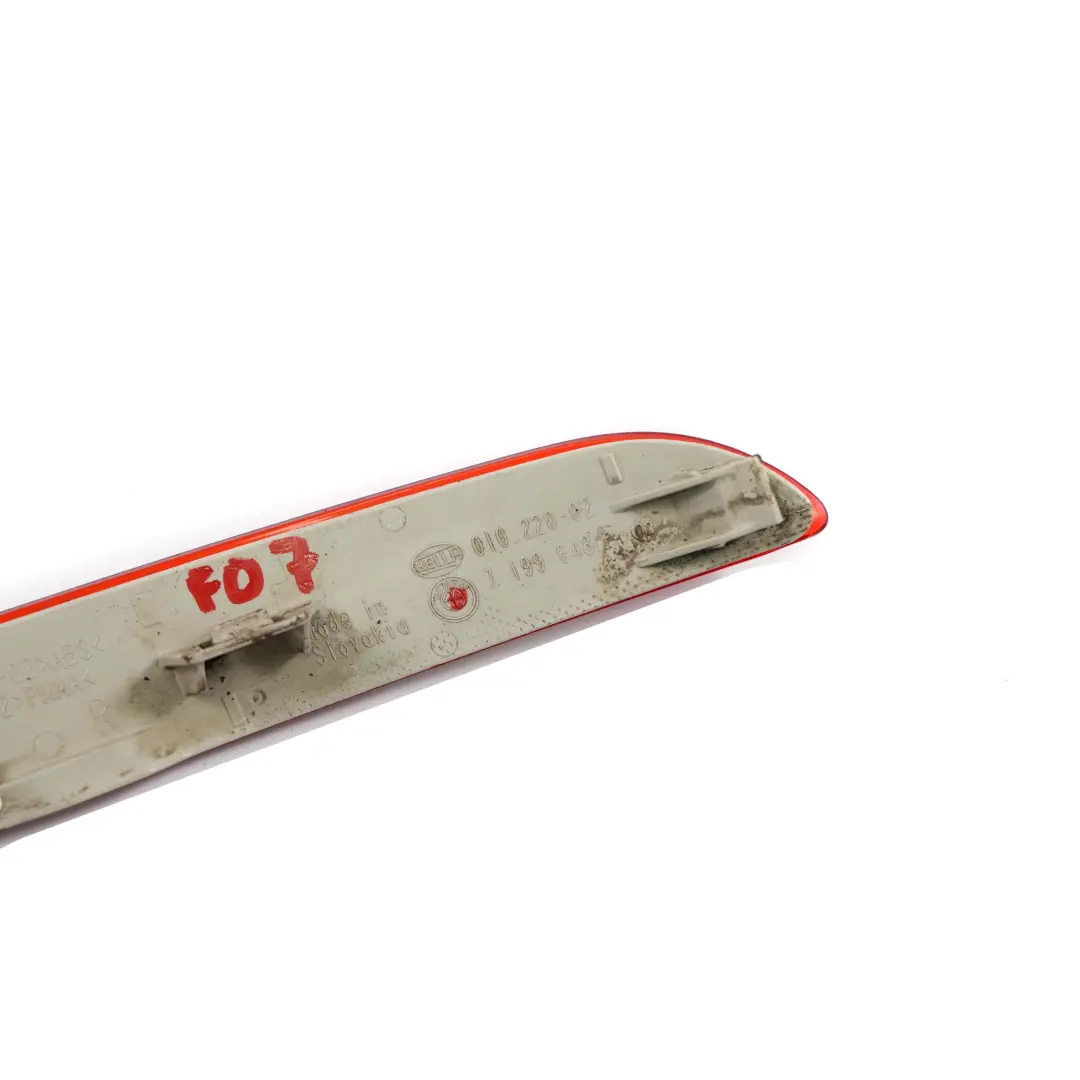 Lamp Reflector BMW F07 GT Rear Right O/S Bumper Trim Reflection Red  - SKU 7199648 - Part number 7199648