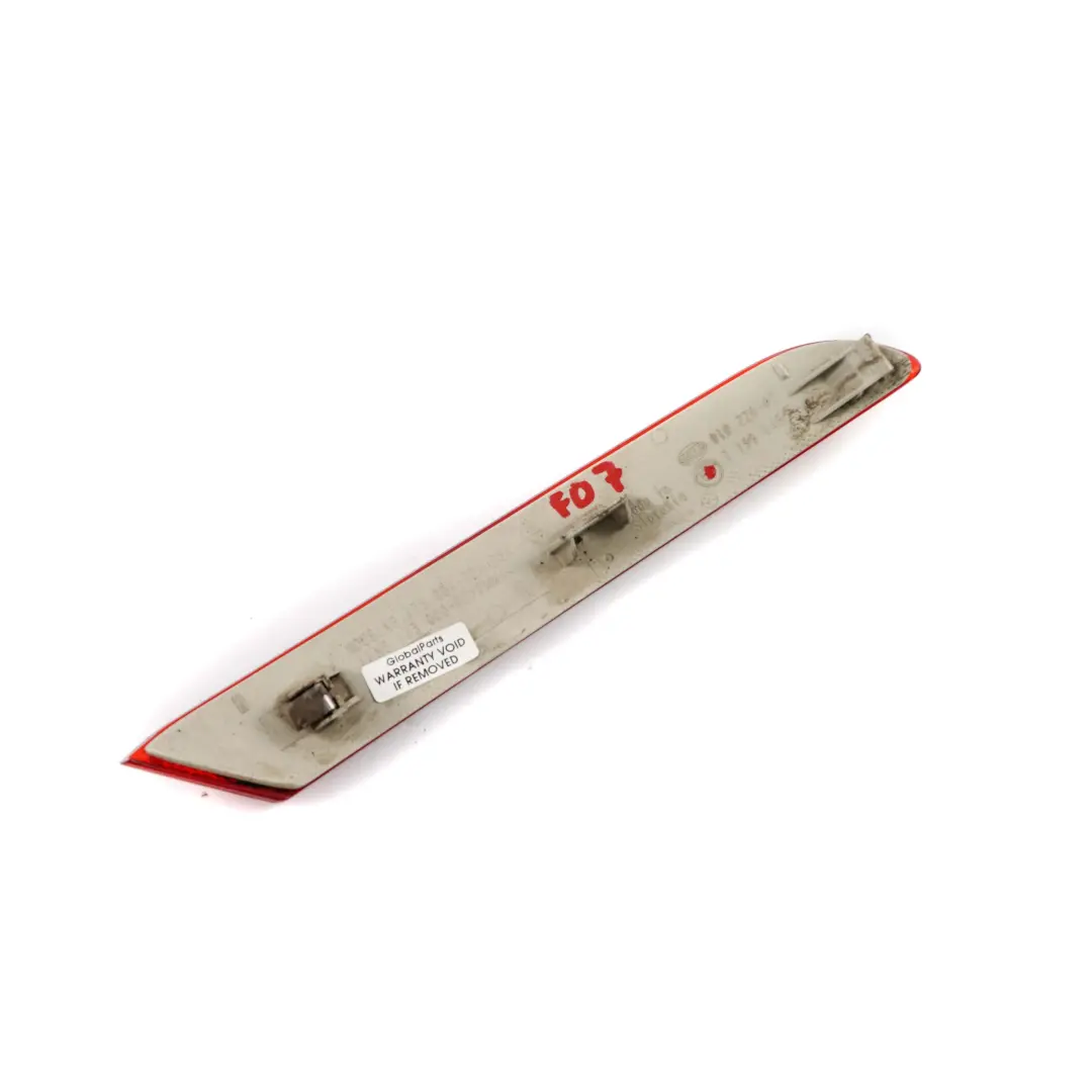 Lamp Reflector BMW F07 GT Rear Right O/S Bumper Trim Reflection Red to with Part number 7199648 Lamp Reflector BMW F07 GT Rear Right O/S Bumper Trim Reflection Red - SKU 7199648 - Part number 7199648