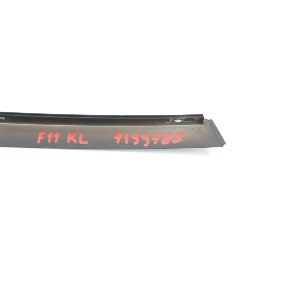 Window Guide Rear Left N/S C-Pillar Trim Strip Black to BMW F11 Touring with Part number 7199785 BMW F11 Touring Window Guide Rear Left N/S C-Pillar Trim Strip Black - SKU 7199785 - Part number 7199785