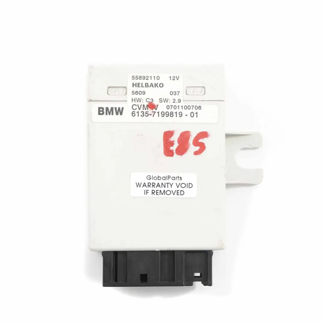 Moduł Sterownik Składania Dachu do BMW Z4 E85 o numerze 7199819 BMW Z4 E85 Moduł Sterownik Składania Dachu - SKU 7199819 - Numer Części 7199819