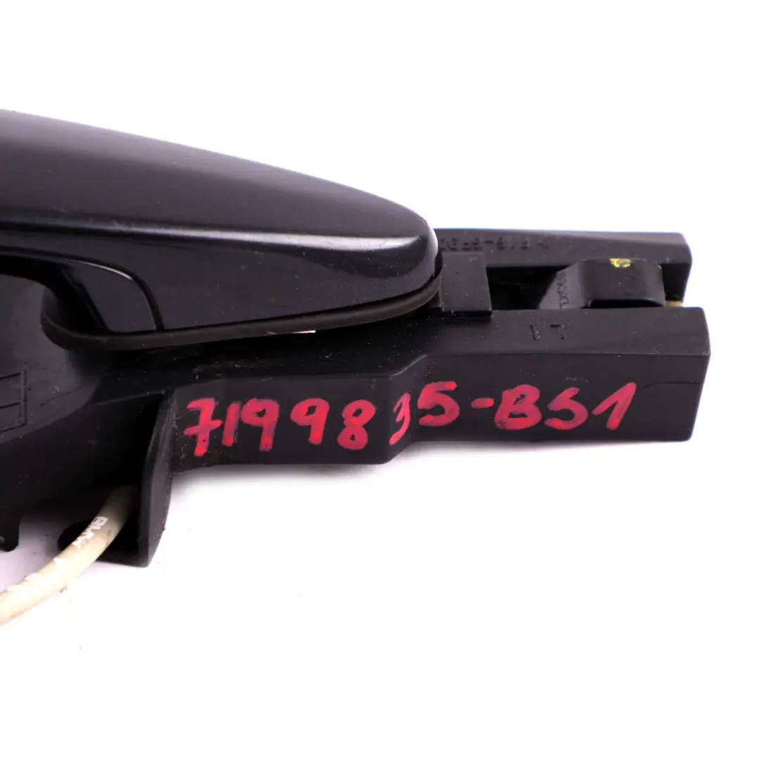 BMW 3 Series E90 E91 Complete Grab Handle Black Sapphire Left N/S - SKU 7199835-BS1 - Part number 7199835