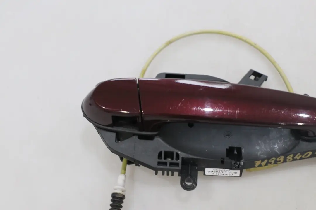 Complete Grab Handle Right Door Rear O/S Barberarot Red to BMW 3 Series E90 E91 with Part number 7199840 BMW 3 Series E90 E91 Complete Grab Handle Right Door Rear O/S Barberarot Red - SKU 7199840-BAR - Part number 7199840