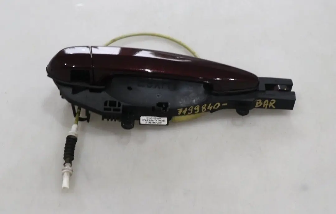 BMW 3 Series E90 E91 Complete Grab Handle Right Door Rear O/S Barberarot Red - SKU 7199840-BAR - Part number 7199840