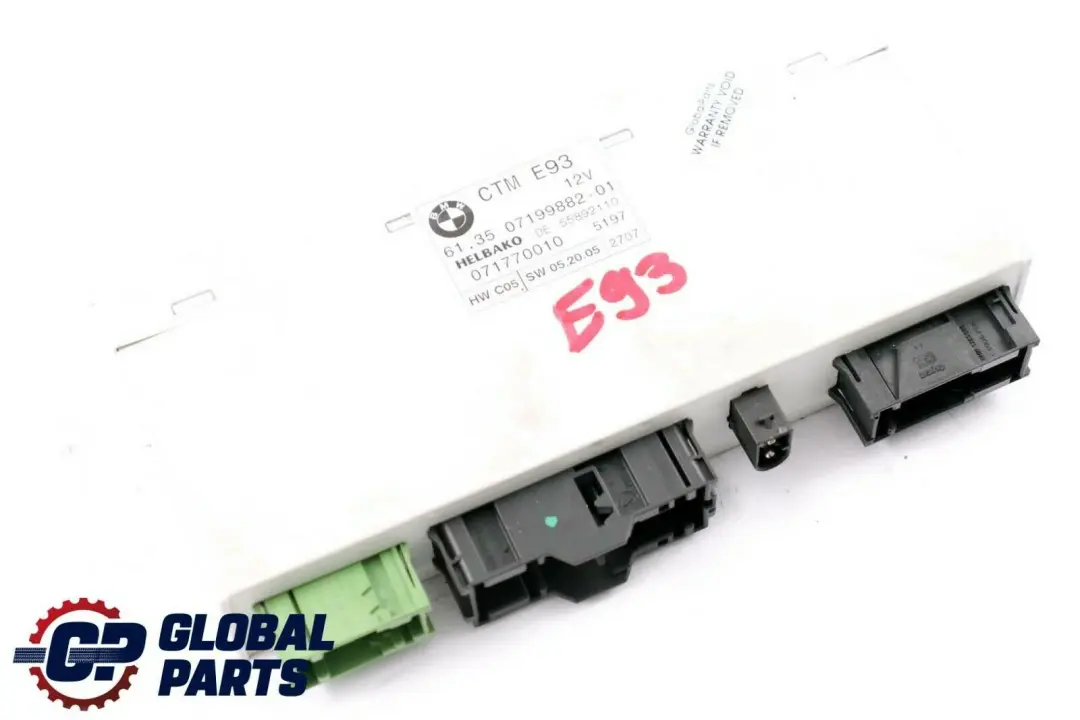 Moduł Sterownik Dachu BMW Cabrio E93 - SKU 7199885 - Numer Części 7199885