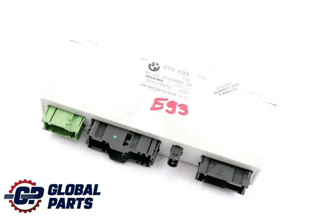 Tetto Apribile Modulo ECU CTM 7199882 per BMW E93 Cabrio Cabrio con numero di parte 7199885 BMW E93 Cabrio Cabrio Tetto Apribile Modulo ECU CTM 7199882 - SKU 7199885 - Numero di parte 7199885