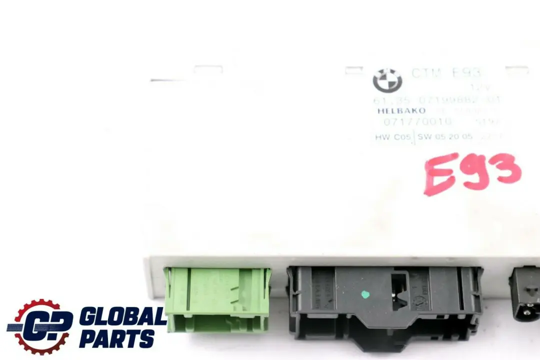 Folding Top Roof ECU Module CTM 7199882 to BMW E93 Cabrio Convertible with Part number 7199885 BMW E93 Cabrio Convertible Folding Top Roof ECU Module CTM 7199882 - SKU 7199885 - Part number 7199885