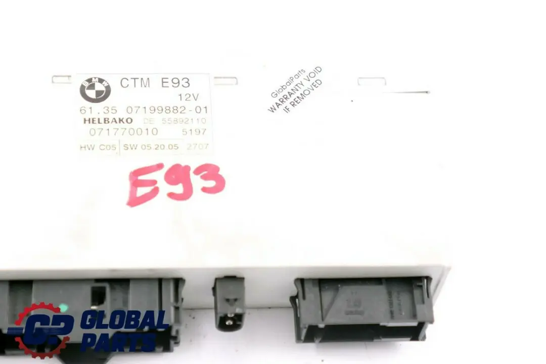 Moduł Sterownik Dachu BMW Cabrio E93 - SKU 7199885 - Numer Części 7199885