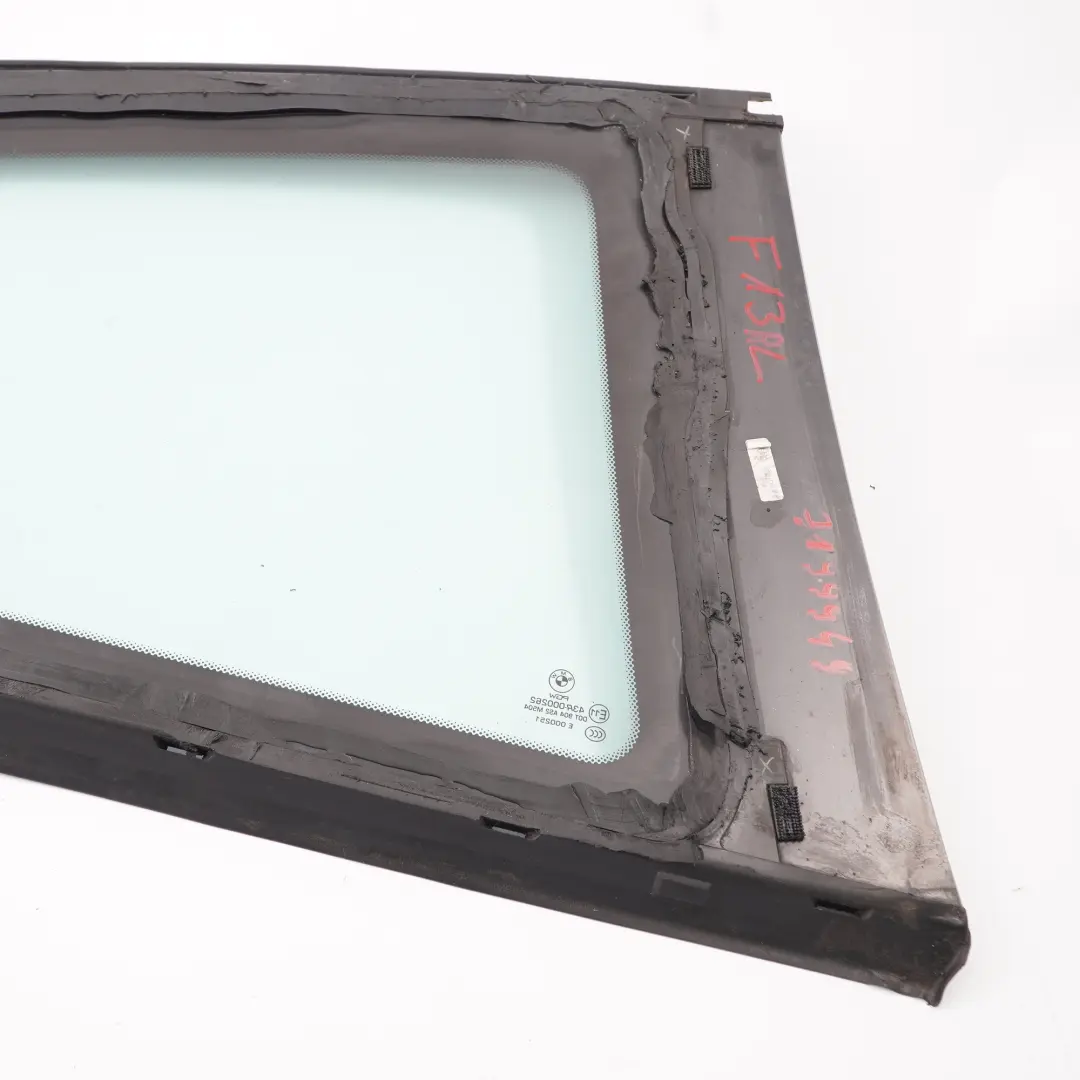 BMW F13 Lado Ventana Cuarto Vidrio Trasero Izquierdo Vidrio Verde AS2 - SKU 7199949 - Número de pieza 7199949