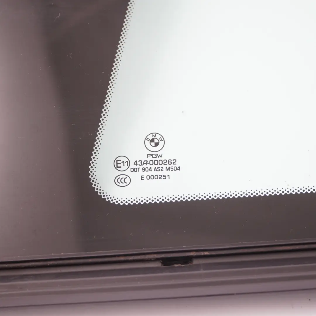 BMW F13 Lado Ventana Cuarto Vidrio Trasero Izquierdo Vidrio Verde AS2 - SKU 7199949 - Número de pieza 7199949