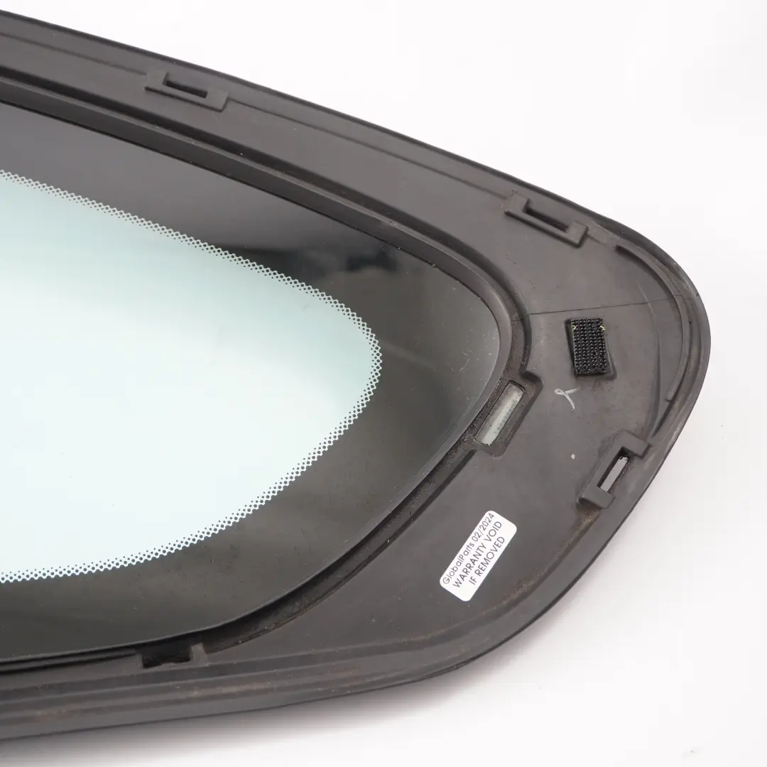 Lado Ventana Cuarto Vidrio Trasero Izquierdo Vidrio Verde AS2 para BMW F13 con número de pieza 7199949 BMW F13 Lado Ventana Cuarto Vidrio Trasero Izquierdo Vidrio Verde AS2 - SKU 7199949 - Número de pieza 7199949