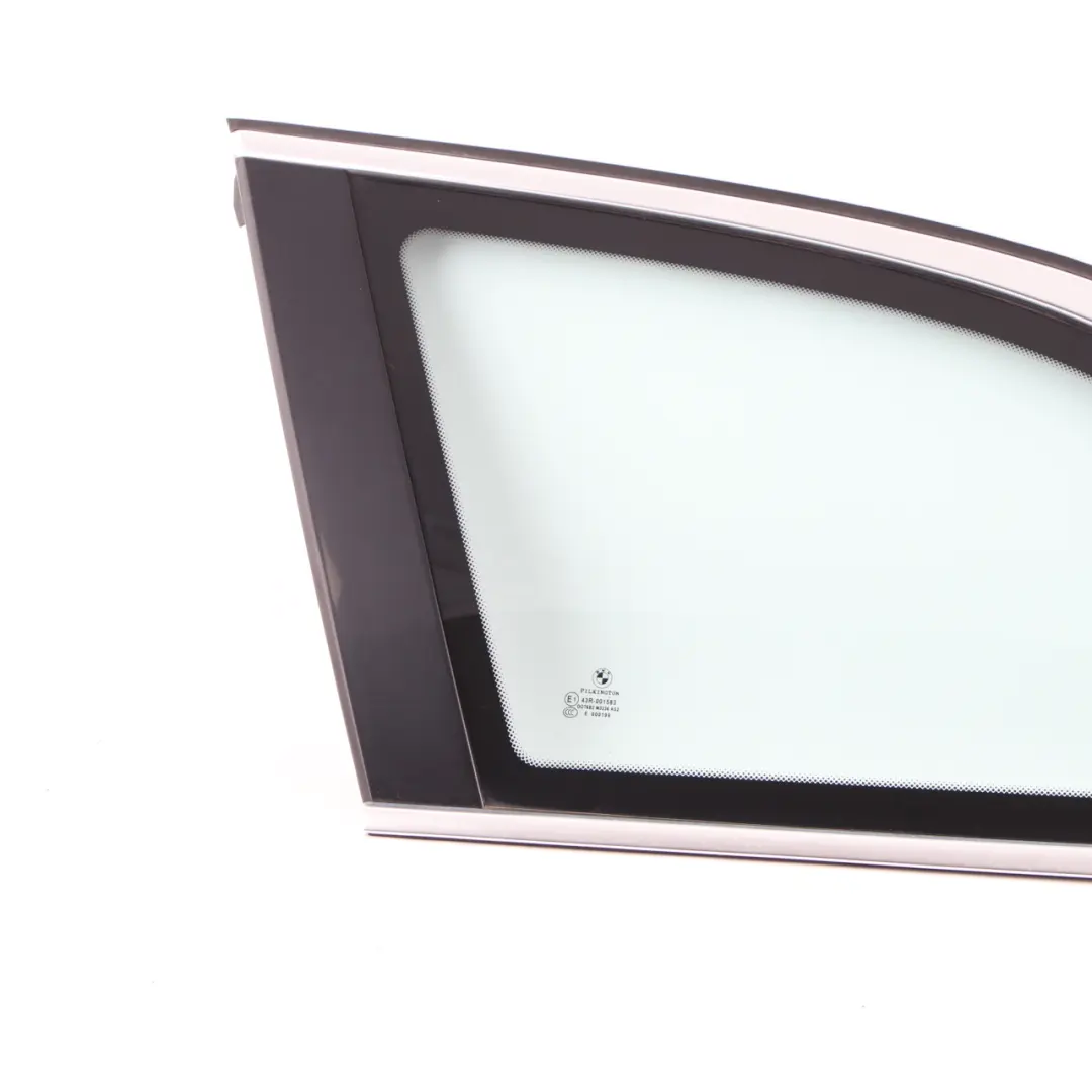 BMW F11 Touring Side Window Rear Left N/S Quarter Glass AS2 Chrome - SKU 7199989-1 - Part number 7199989