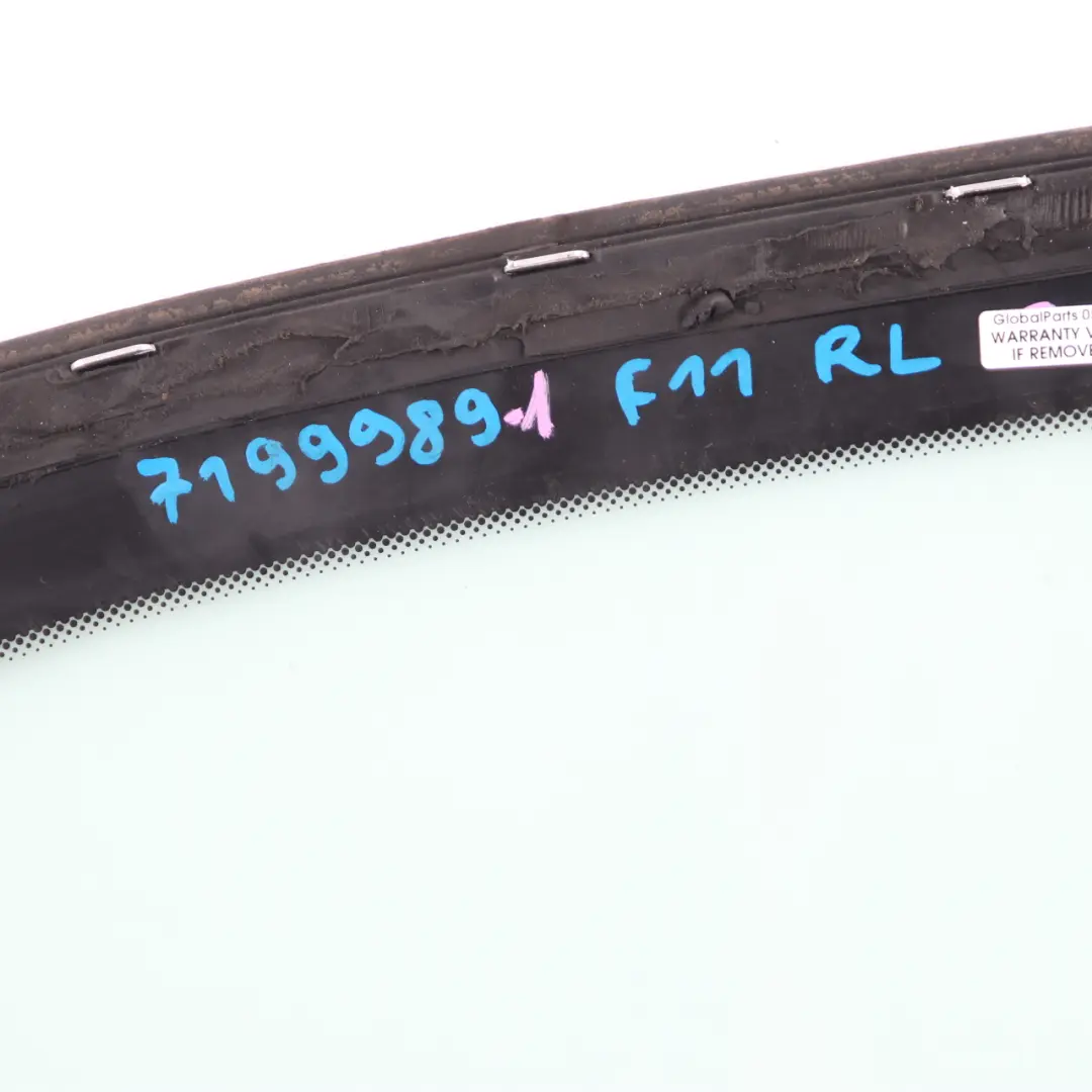 BMW F11 Touring Seitenscheibe Schwarz Mit Dichtung Links AS2 Chrom - SKU 7199989-1 - Teilenummer 7199989