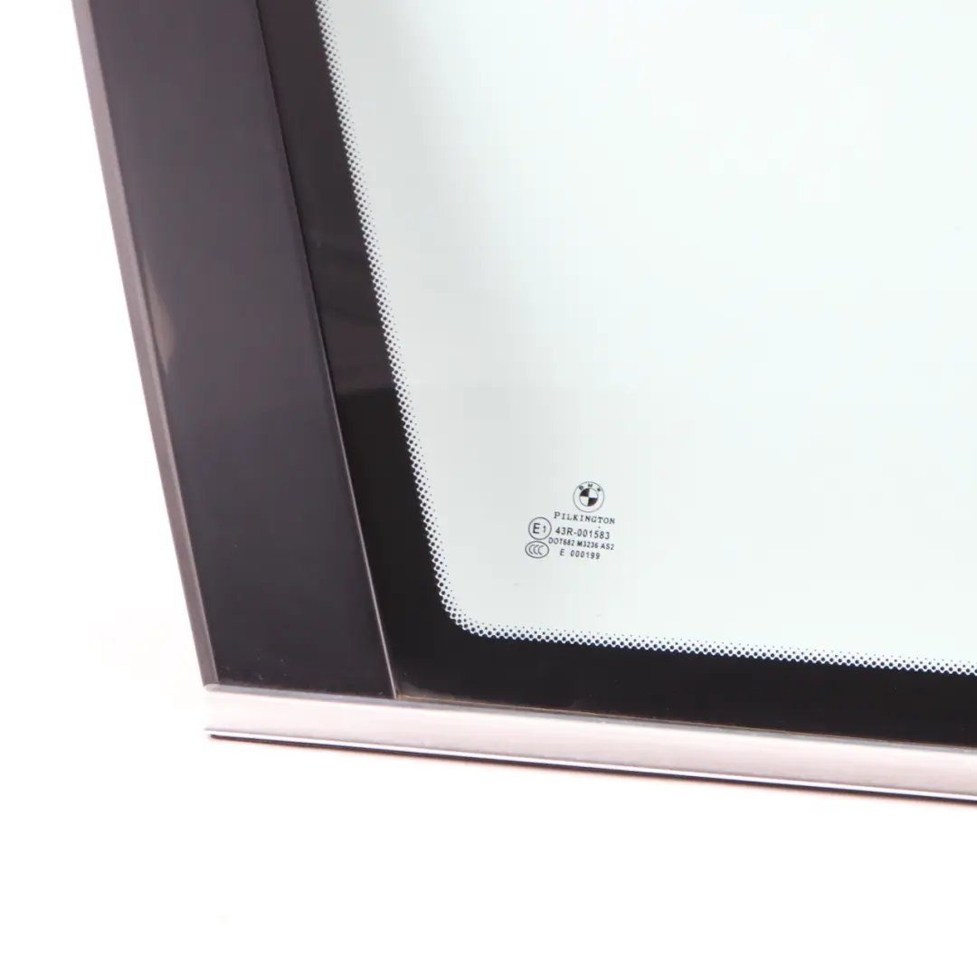 BMW F11 Touring Side Window Rear Left N/S Quarter Glass AS2 Chrome - SKU 7199989-1 - Part number 7199989