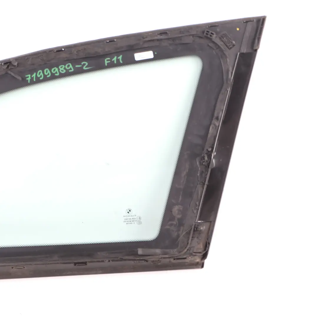 Ventana Lateral Trasera Izquierda Cristal AS2 para BMW F11 Touring con número de pieza 7199989 BMW F11 Touring Ventana Lateral Trasera Izquierda Cristal AS2 - SKU 7199989-2 - Número de pieza 7199989