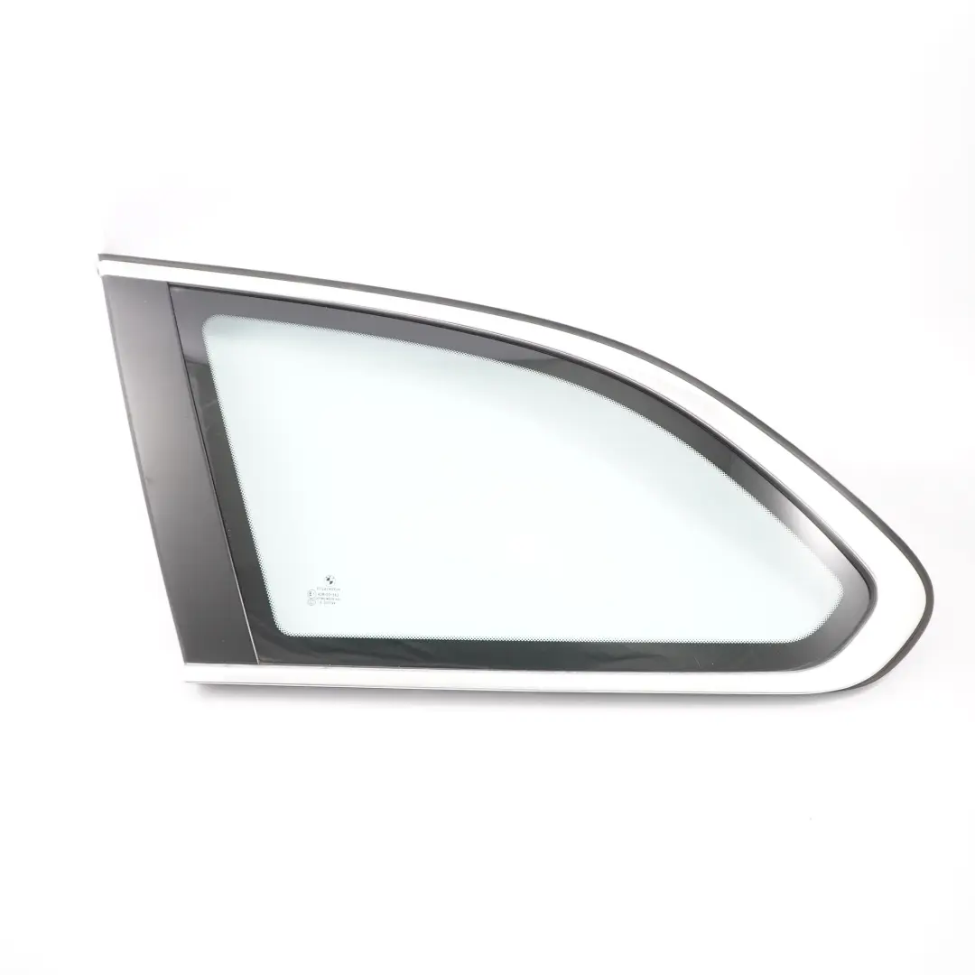 BMW F11 Touring Side Window Rear Left N/S Quarter Glass AS2 Chrome - SKU 7199989 - Part number 7199989