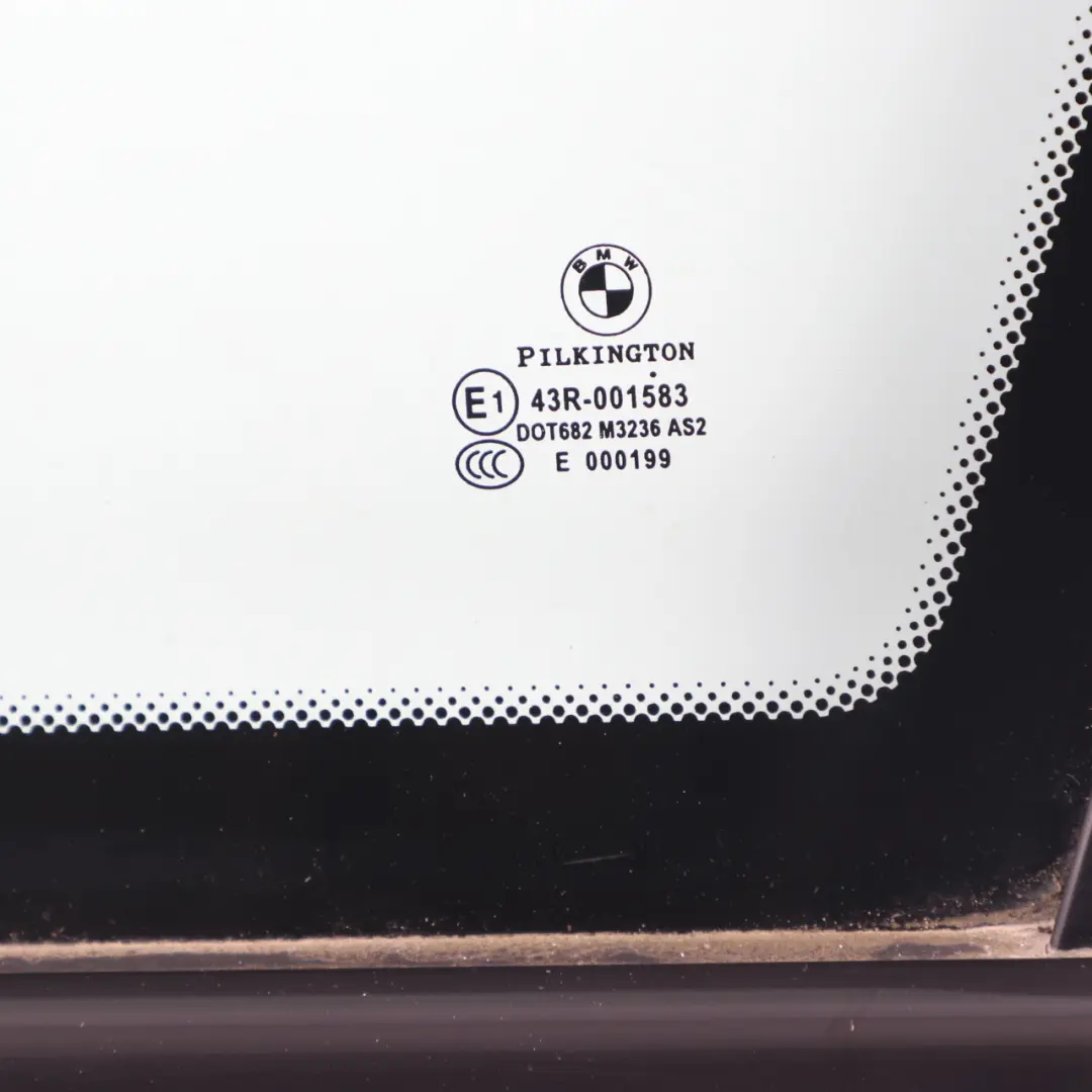 BMW F11 Rear Touring Side Window Quarter Glass Glazing AS2 Right O/S - SKU 7199990 - Part number 7199990