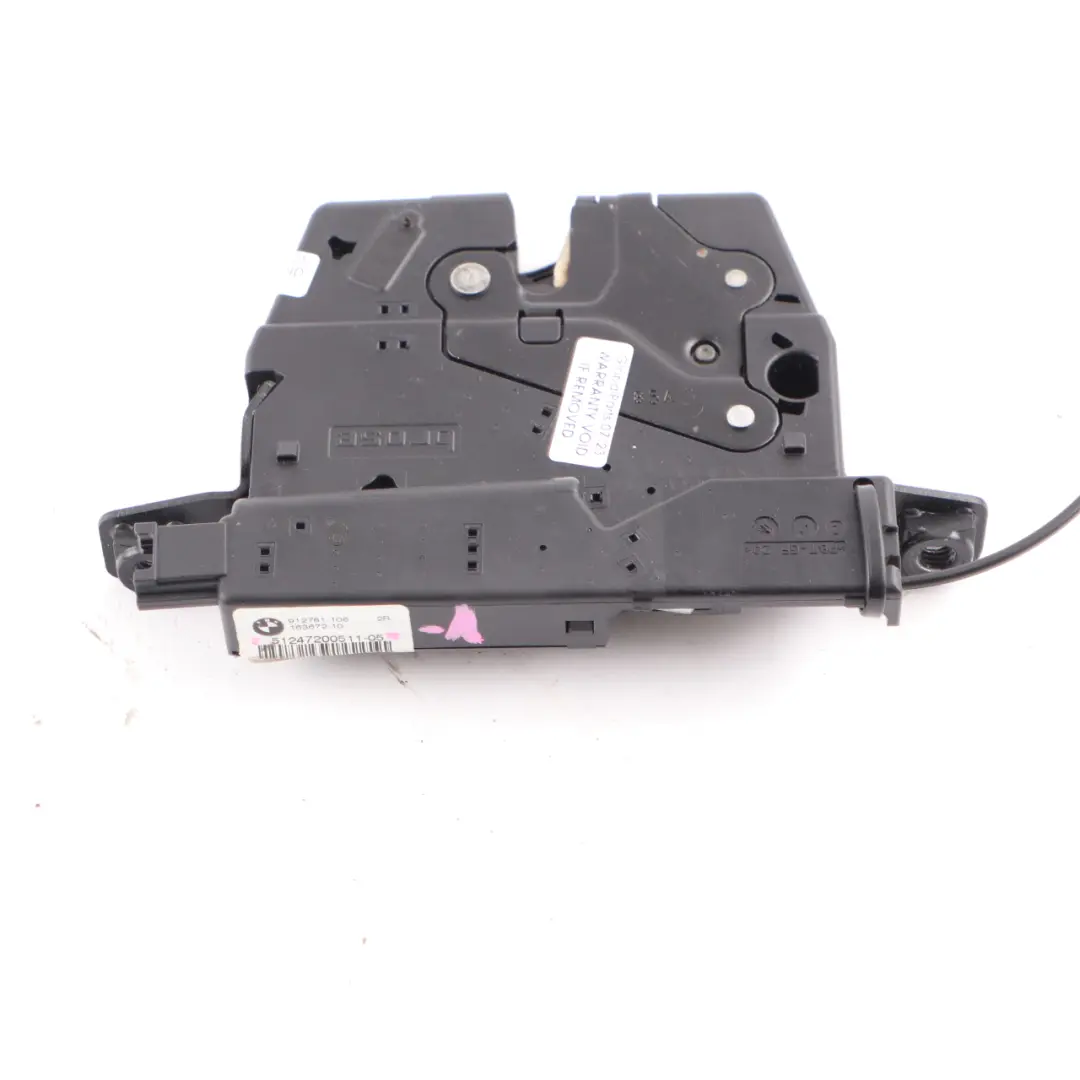 Couvercle coffre Housse hayon Verrouillage coffre Loquet para BMW X1 E84 F31 con número de pieza 7200511 BMW X1 E84 F31 Couvercle coffre Housse hayon Verrouillage coffre Loquet - SKU 7200511-1 - Número de pieza 7200511