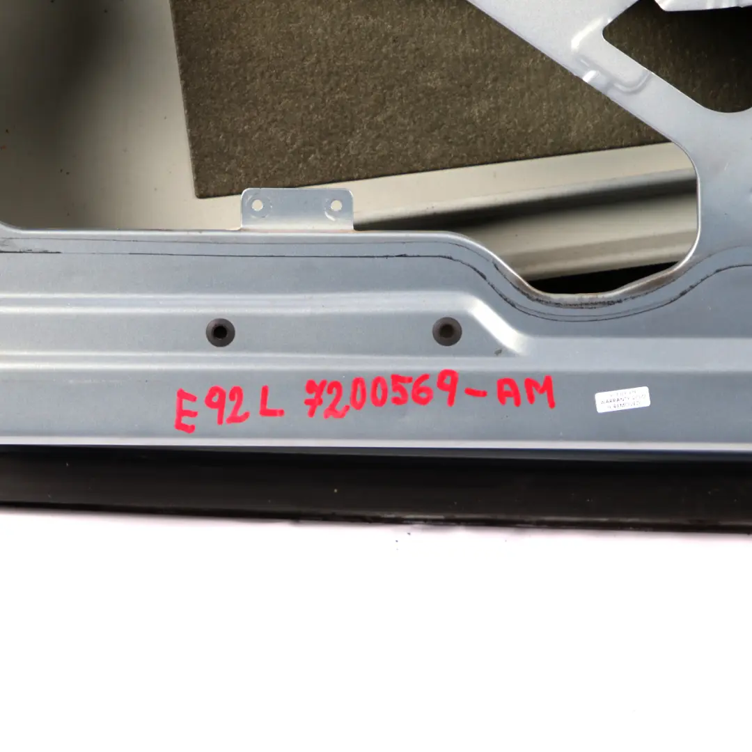 Door Front Left N/S Arktis Arctic Metallic - A34 to BMW 3 E92 E93 with Part number 7200569 BMW 3 E92 E93 Door Front Left N/S Arktis Arctic Metallic - A34 - SKU 7200569-AM - Part number 7200569