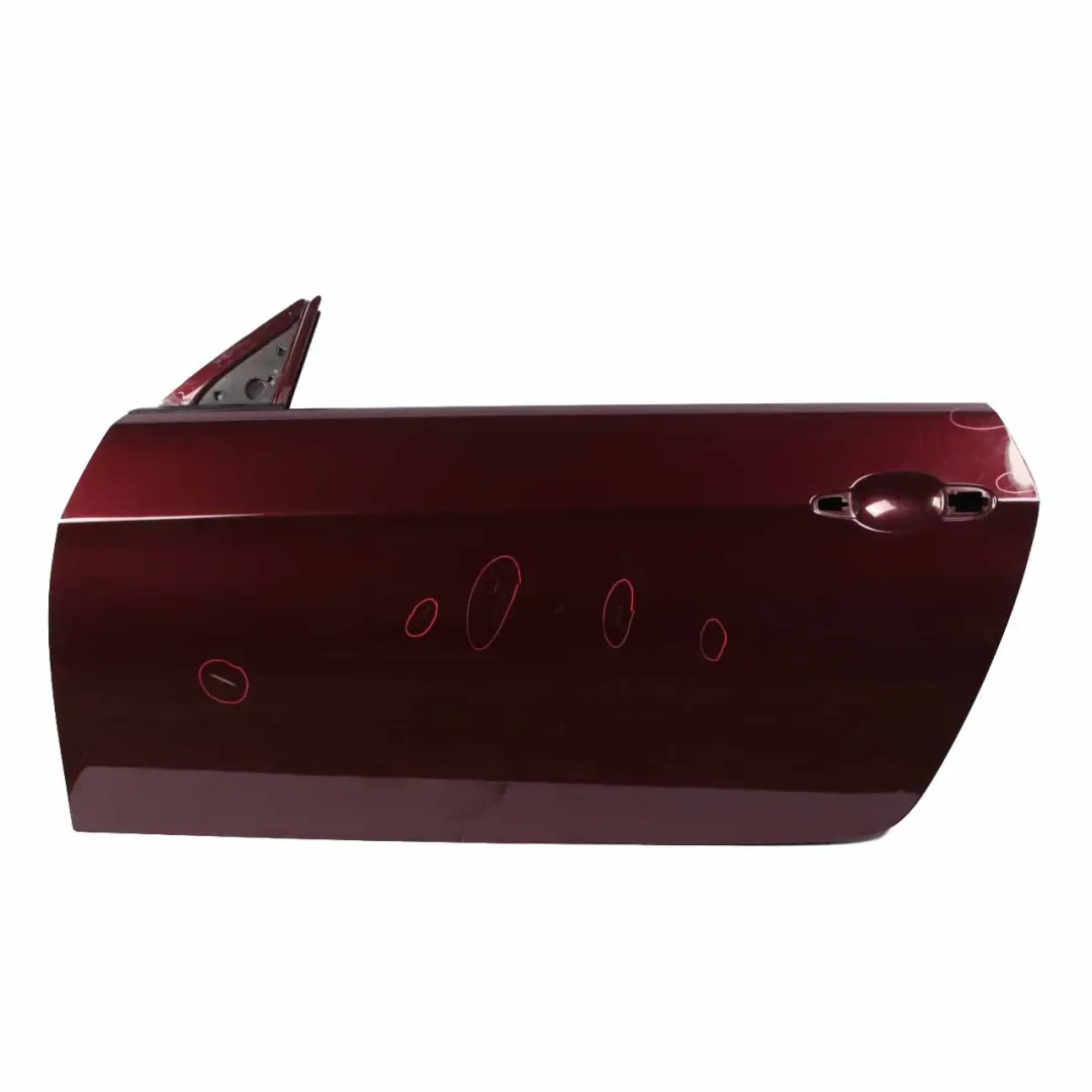 Door Front Left N/S BMW E92 E93 Barberarot Barbera Red Metallic - A39 to with Part number 7200569 Door Front Left N/S BMW E92 E93 Barberarot Barbera Red Metallic - A39 - SKU 7200569-BAR - Part number 7200569