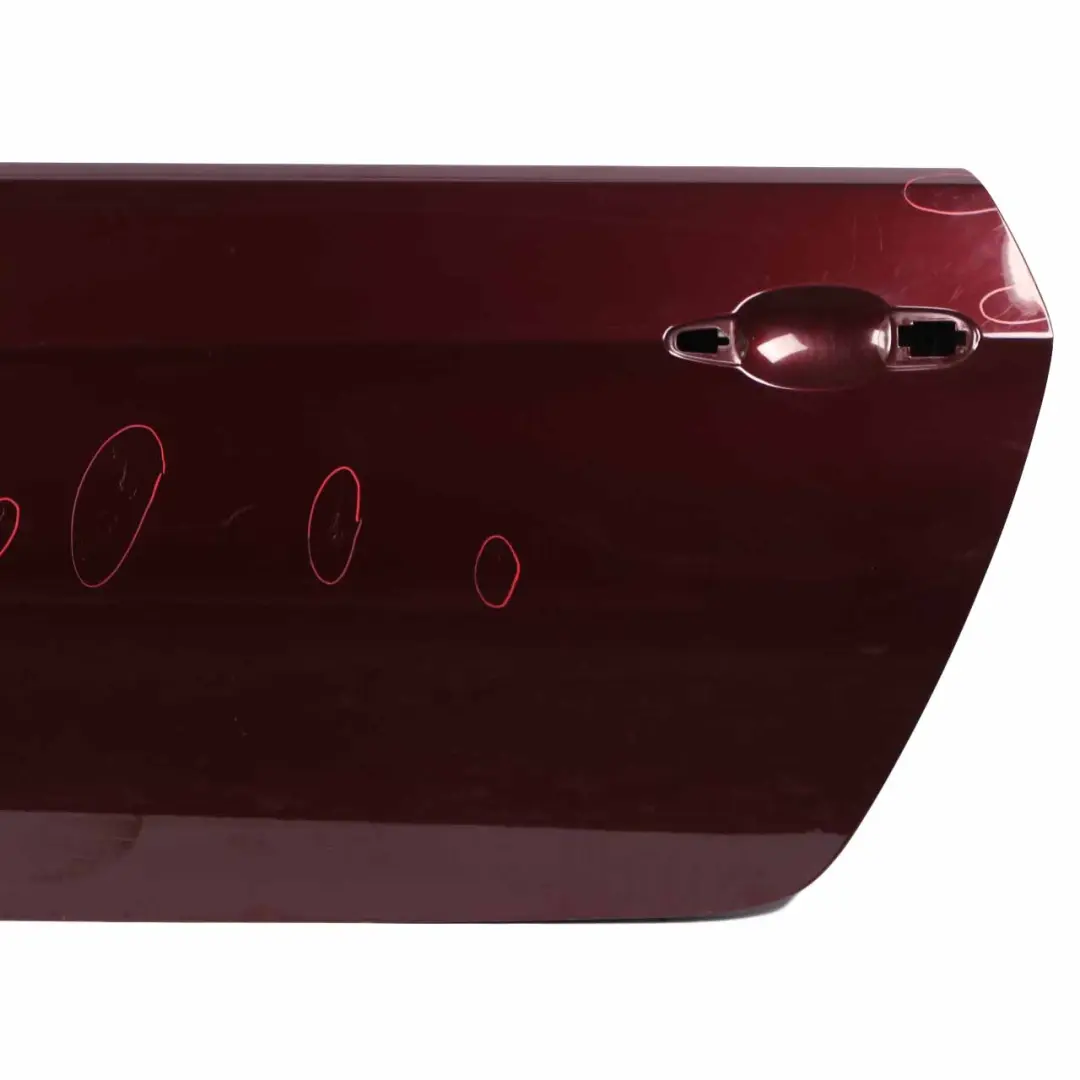 Door Front Left N/S BMW E92 E93 Barberarot Barbera Red Metallic - A39 to with Part number 7200569 Door Front Left N/S BMW E92 E93 Barberarot Barbera Red Metallic - A39 - SKU 7200569-BAR - Part number 7200569