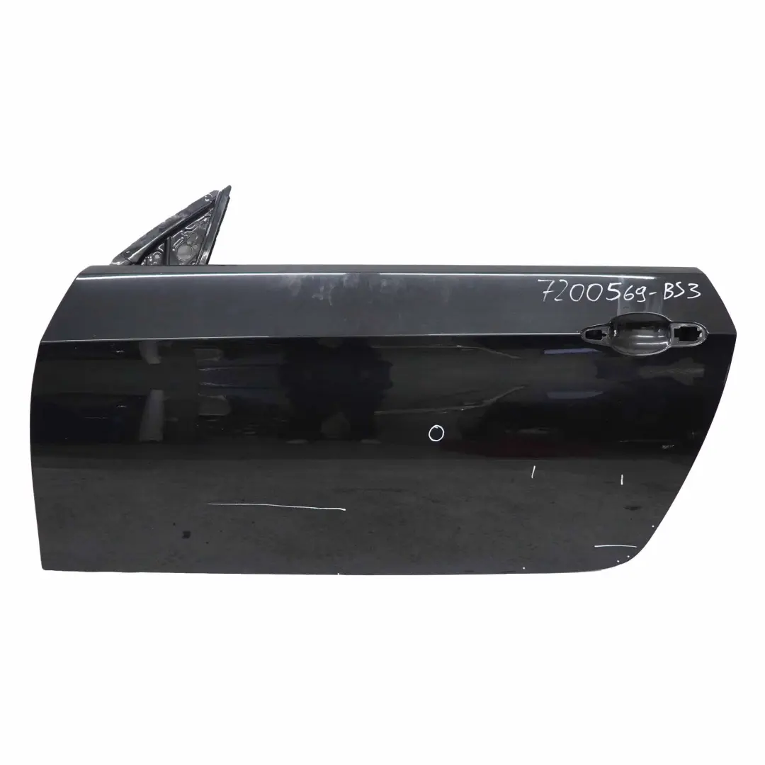 Door Front Left N/S Black Sapphire Metallic - 475 to BMW E92 E93 with Part number 7200569 BMW E92 E93 Door Front Left N/S Black Sapphire Metallic - 475 - SKU 7200569-BS3 - Part number 7200569