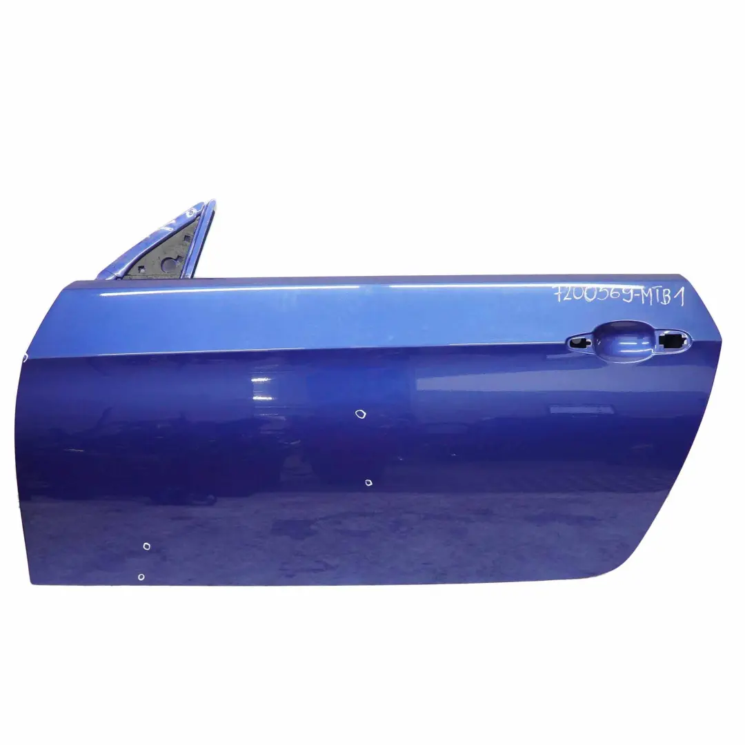 Puerta Delantera Izquierda Montegoblau Azul Montego Metalizado - A51 para BMW E92 E93 con número de pieza 7200569 BMW E92 E93 Puerta Delantera Izquierda Montegoblau Azul Montego Metalizado - A51 - SKU 7200569-MTB1 - Número de pieza 7200569