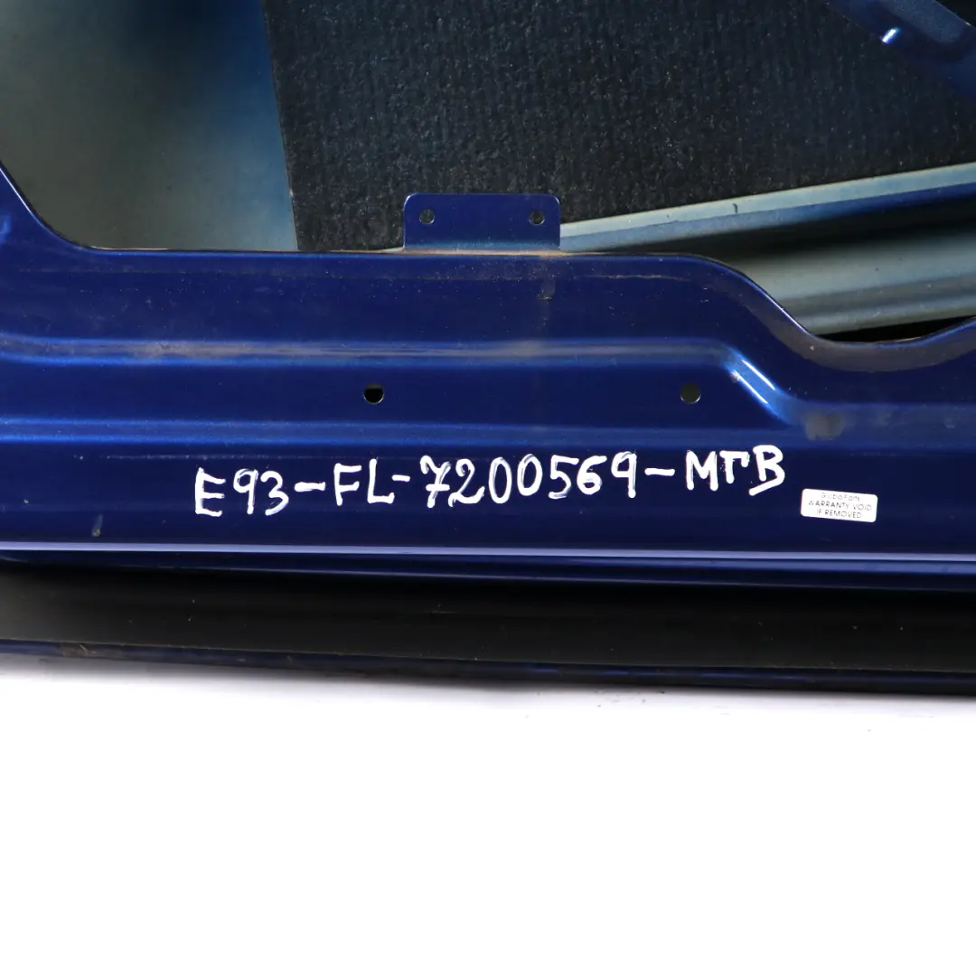 BMW 3 E92 E93 Door Front Left N/S Montegoblau Montego Blue Metallic - A51 - SKU 7200569-MTB - Part number 7200569