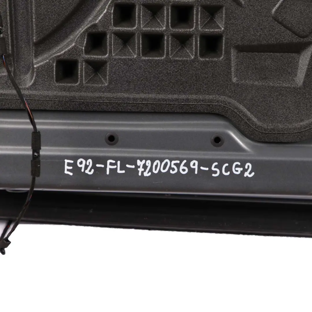 Door Front Left N/S Spacegrau Space Grey Metallic - A52 to BMW 3 E92 with Part number 7200569 BMW 3 E92 Door Front Left N/S Spacegrau Space Grey Metallic - A52 - SKU 7200569-SCG2 - Part number 7200569
