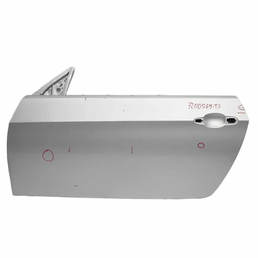Door Front Left N/S Titansilber Titan Silver Metallic - 354 to BMW E92 E93 with Part number 7200569 BMW E92 E93 Door Front Left N/S Titansilber Titan Silver Metallic - 354 - SKU 7200569-TS - Part number 7200569