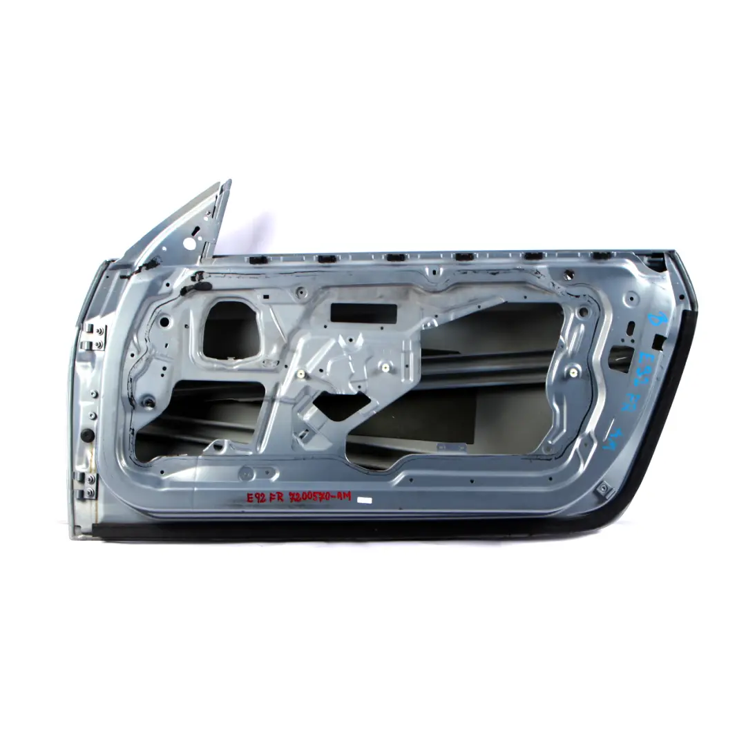 Door Front Right O/S Arktis Arctic Metallic - A34 to BMW 3 Series E92 E93 with Part number 7200570 BMW 3 Series E92 E93 Door Front Right O/S Arktis Arctic Metallic - A34 - SKU 7200570-AM - Part number 7200570