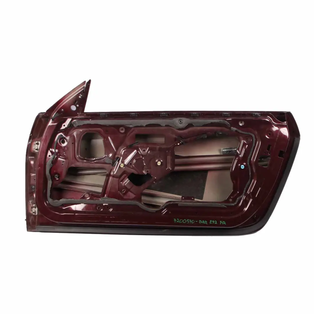 Door Front Right O/S BMW E92 E93 Barberarot Barbera Rot Metallic - A39 to with Part number 7200570 Door Front Right O/S BMW E92 E93 Barberarot Barbera Rot Metallic - A39 - SKU 7200570-BAR - Part number 7200570