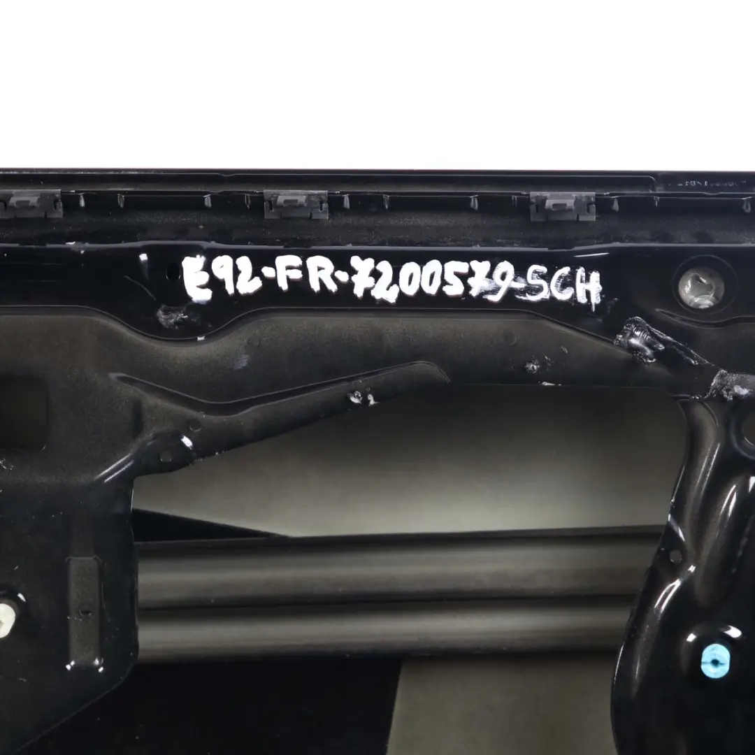 Door Front Right O/S BMW E92 E93 Schwarz 2 Black - 668 to with Part number 7200570 Door Front Right O/S BMW E92 E93 Schwarz 2 Black - 668 - SKU 7200570-SCH - Part number 7200570
