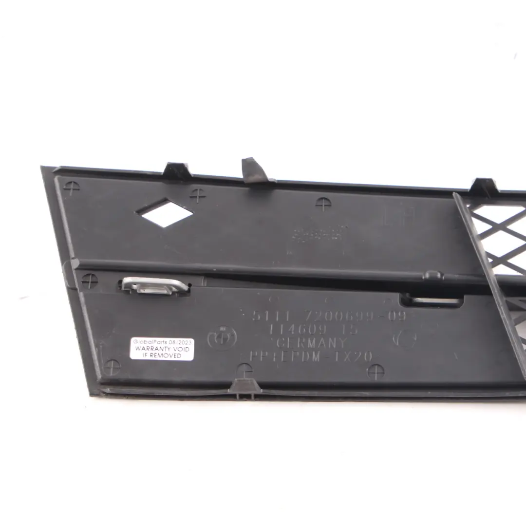BMW F10 F11 Pare chocs Avant Grille Panneau Habillage Gauche - SKU 7200699-1 - Numéro de pièce 7200699