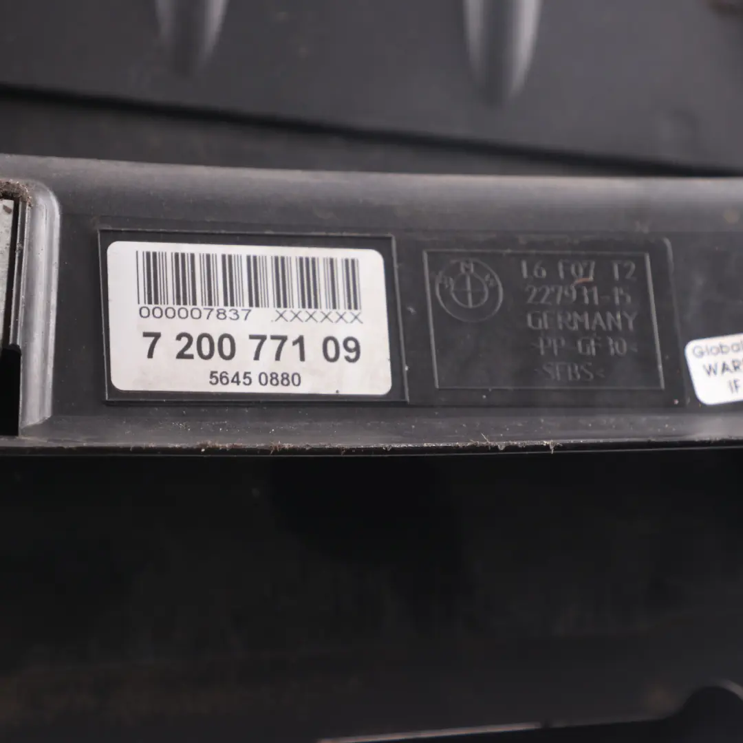 Duct Front Slam Panel Intake Flap Control Frame Mount to BMW F07 GT Air with Part number 7200771 BMW F07 GT Air Duct Front Slam Panel Intake Flap Control Frame Mount - SKU 7200771 - Part number 7200771