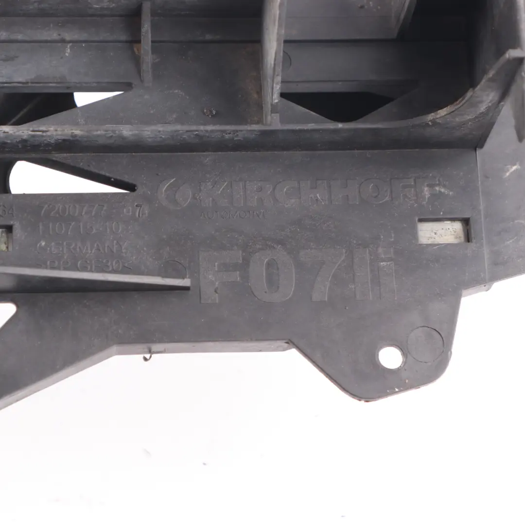 Support Front Left N/S Bumper Headlight Support Bracket to BMW F07 with Part number 7200777 BMW F07 Support Front Left N/S Bumper Headlight Support Bracket - SKU 7200777 - Part number 7200777