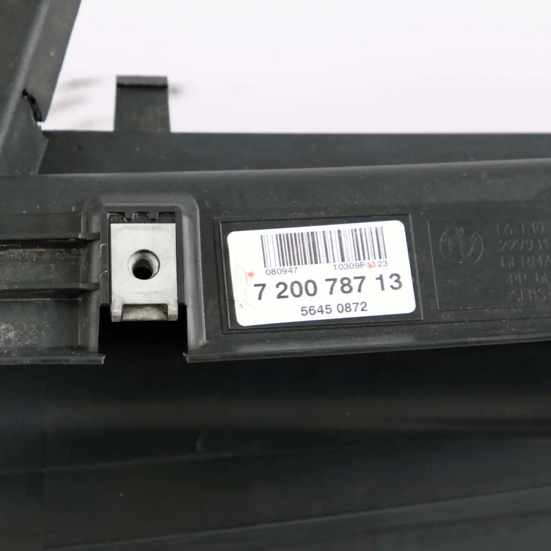 BMW F10 F11 Conducto Aire Delantero Panel Admisión Flap Control Rejilla - SKU 7200787 - Número de pieza 7200787