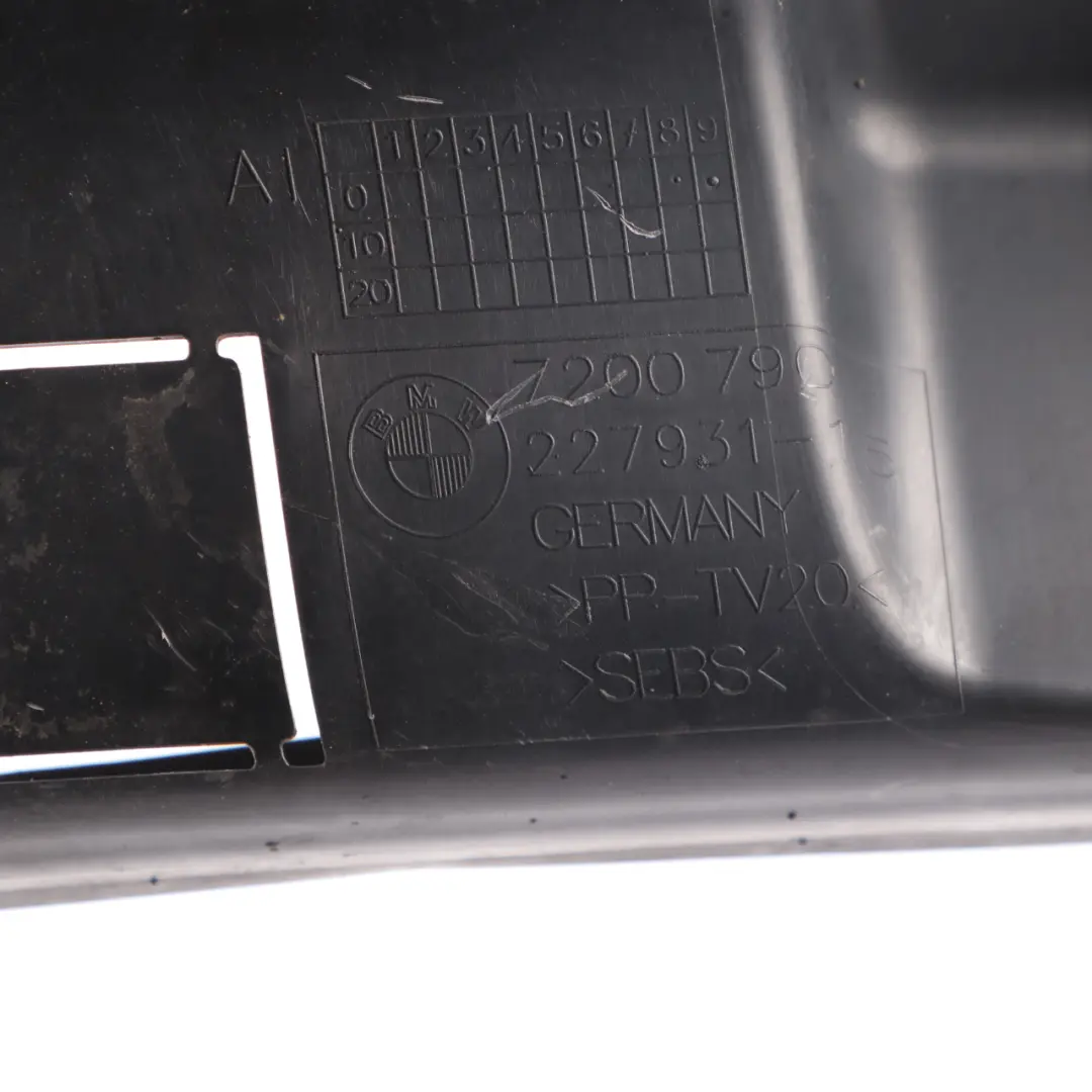 Air Duct BMW F10 F11 Engine Oil Cooler Front Right Air Channel - SKU 7200790 - Part number 7200790