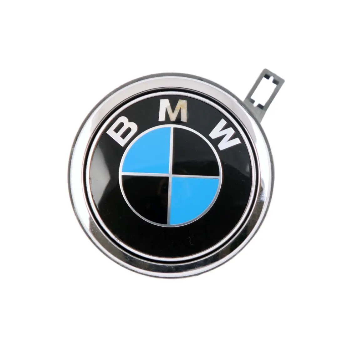 Emblem Blue Button Tailgate Badge Open Opening to BMW 1 Series E81 E87 LCI with Part number 7200938 BMW 1 Series E81 E87 LCI Emblem Blue Button Tailgate Badge Open Opening - SKU 7200938-3 - Part number 7200938