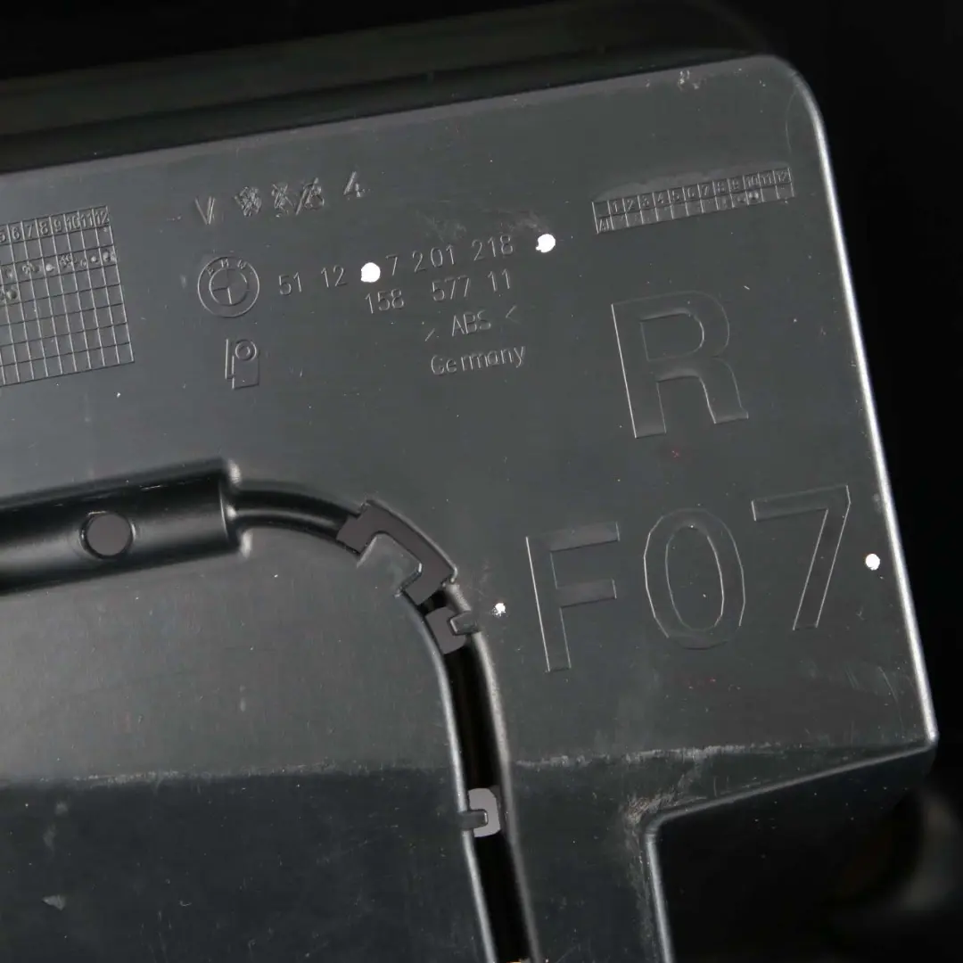 BMW F07 Bracket Guide Support Right Gran Turismo - SKU 7201218 - Numéro de pièce 7201218
