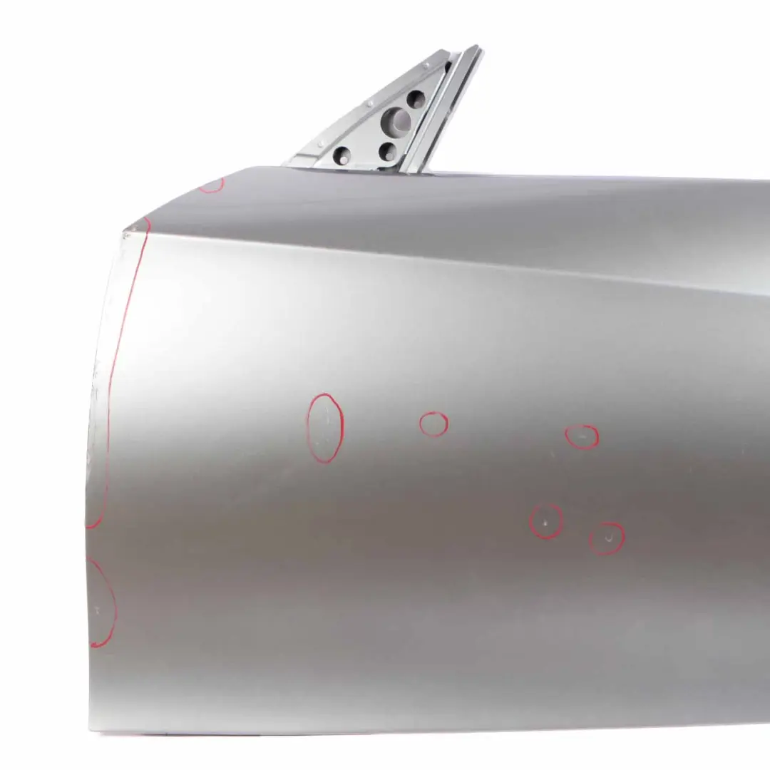 BMW Z4 E85 Door Front Left N/S Covering Silbergrau Silver Grey Metallic - A08 - SKU 7201637-SBG - Part number 7201637
