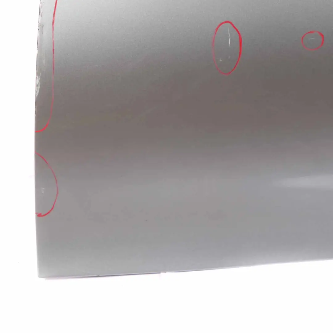 Door Front Left N/S Covering Silbergrau Silver Grey Metallic - A08 to BMW Z4 E85 with Part number 7201637 BMW Z4 E85 Door Front Left N/S Covering Silbergrau Silver Grey Metallic - A08 - SKU 7201637-SBG - Part number 7201637