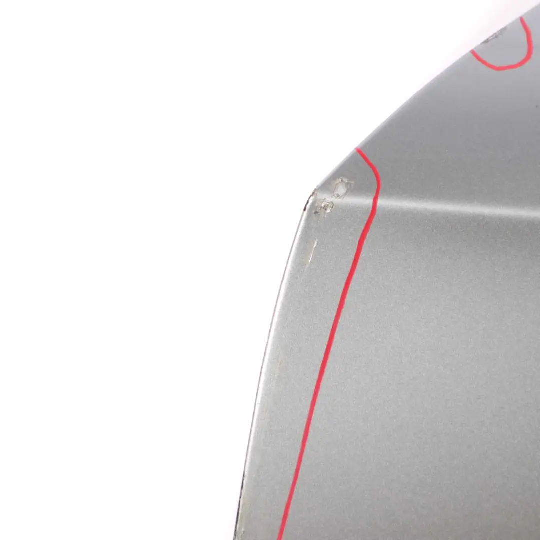 BMW Z4 E85 Door Front Left N/S Covering Silbergrau Silver Grey Metallic - A08 - SKU 7201637-SBG - Part number 7201637