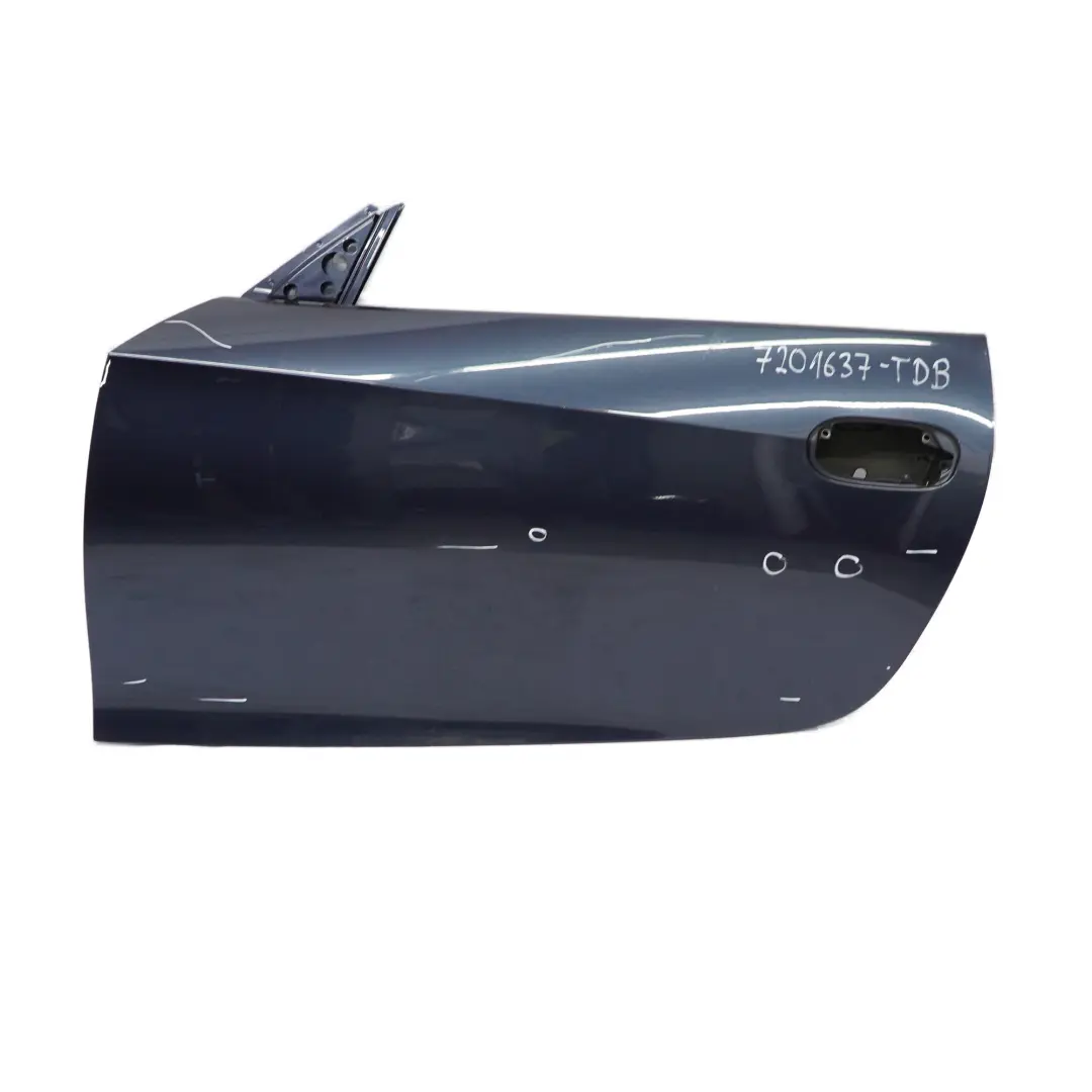 Porta anteriore sinistra Toledoblau Toledo Blue Metallic - 482 per BMW Z4 E85 con numero di parte 7201637 BMW Z4 E85 Porta anteriore sinistra Toledoblau Toledo Blue Metallic - 482 - SKU 7201637-TDB - Numero di parte 7201637