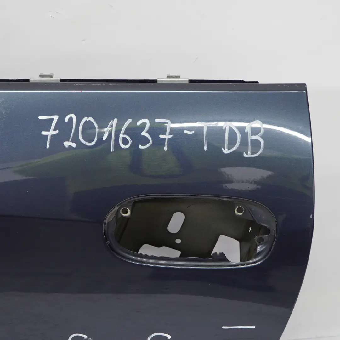 BMW Z4 E85 Front Left Door N/S Toledoblau Toledo Blue Metallic - 482 - SKU 7201637-TDB - Part number 7201637