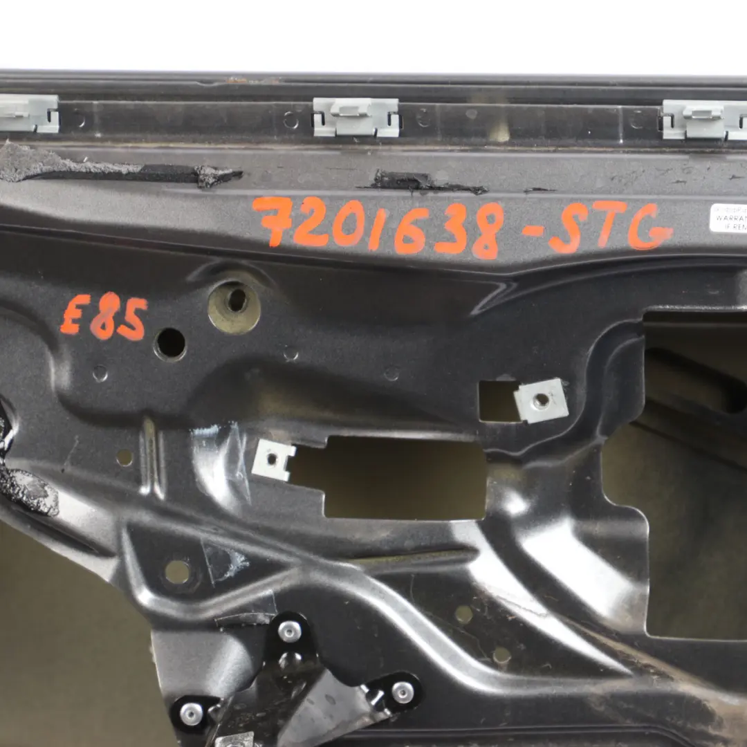 BMW Z4 E85 Door Front Right O/S Sterlinggrau Sterling Grey Metallic - 472 - SKU 7201638-STG - Part number 7201638