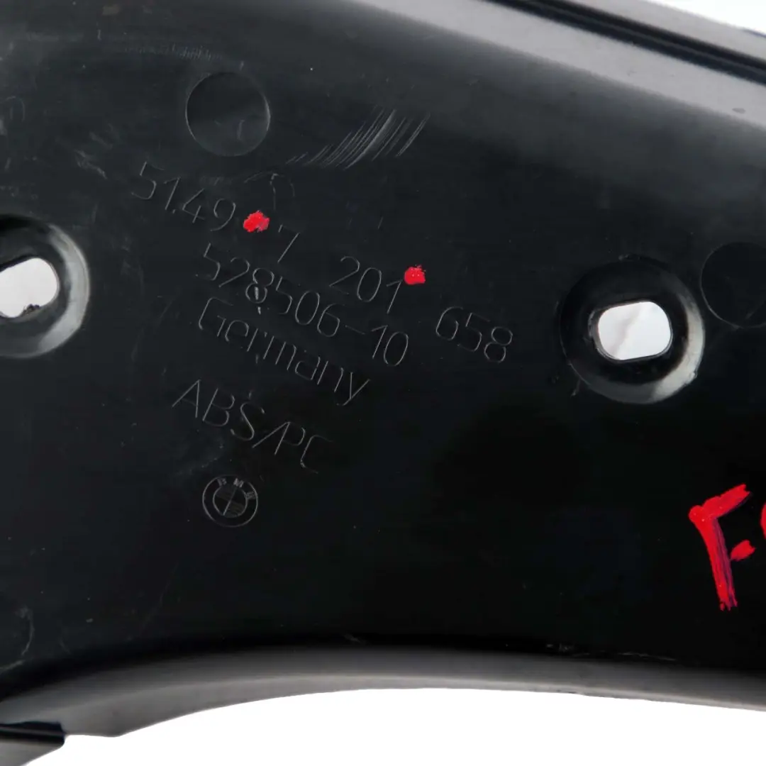 BMW F07 GT Trim Water Gutter Top Right O/S Cover Trunk Lid Rear - SKU 7201658 - Part number 7201658