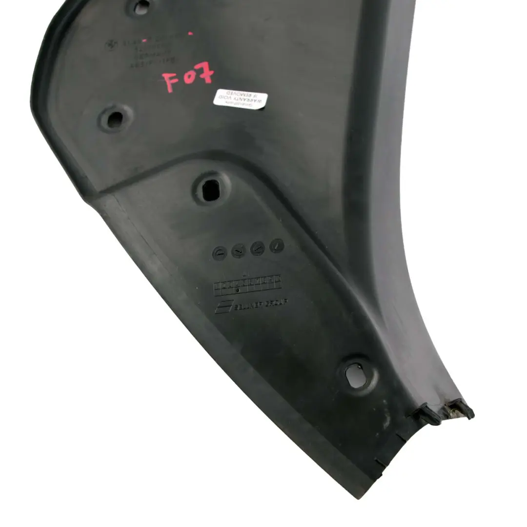 Trim Water Gutter Bottom Right O/S Cover Trunk Lid Rear to BMW F07 GT with Part number 7201660 BMW F07 GT Trim Water Gutter Bottom Right O/S Cover Trunk Lid Rear - SKU 7201660 - Part number 7201660