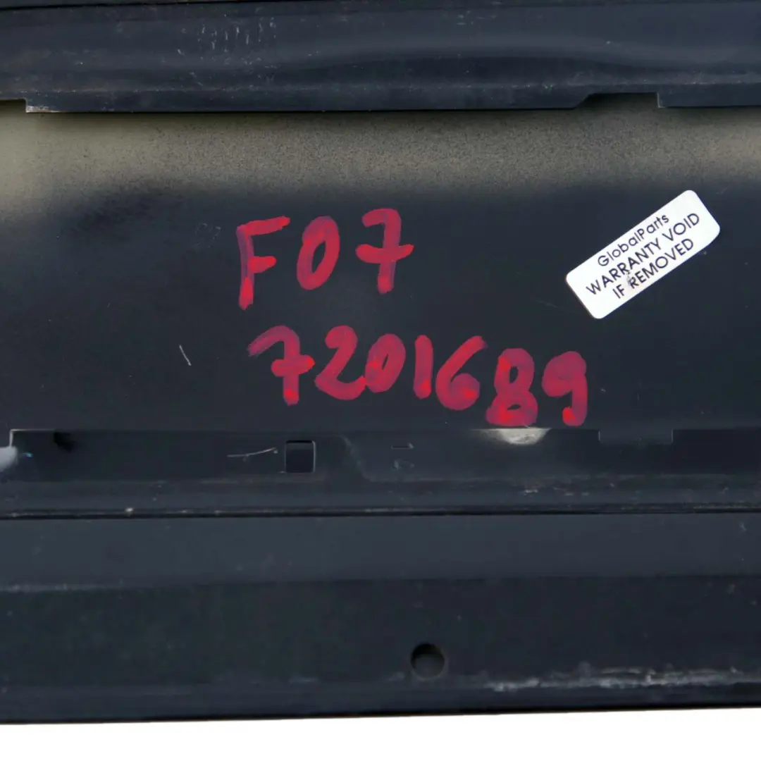 Filler Fill-In Flap Cover Black Sapphire Metallic - 475 to BMW 5 Series F07 GT Fuel with Part number 7201689 BMW 5 Series F07 GT Fuel Filler Fill-In Flap Cover Black Sapphire Metallic - 475 - SKU 7201689-BS - Part number 7201689