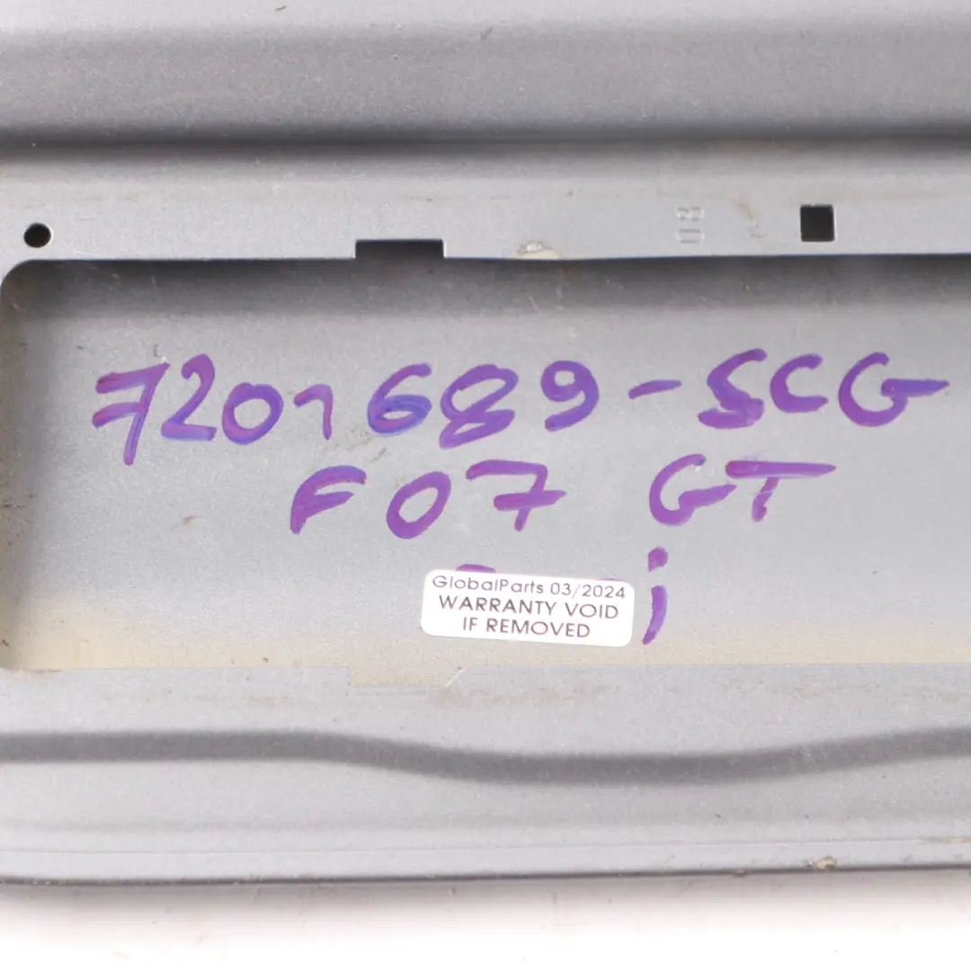 Filler Fill-In Flap Cap Cover Space Grey Metallic - A52 to BMW F07 GT Fuel with Part number 7201689 BMW F07 GT Fuel Filler Fill-In Flap Cap Cover Space Grey Metallic - A52 - SKU 7201689-SCG - Part number 7201689